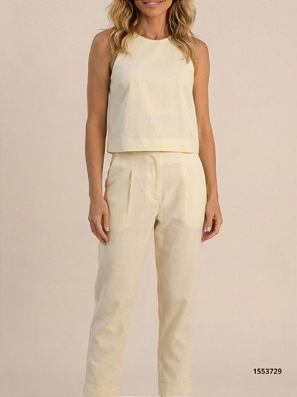 Dress To Calca Fem Cenoura Jeans, Sarja, Alfaiataria 03131003 Off Nevoa