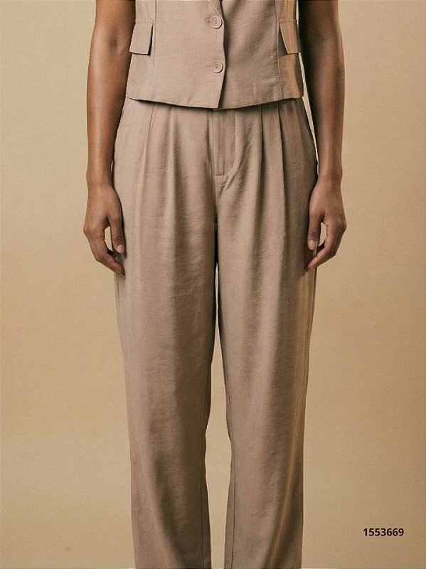 Monnari Calca Fem Social(Alfaiataria)  Cpj6045 Safari