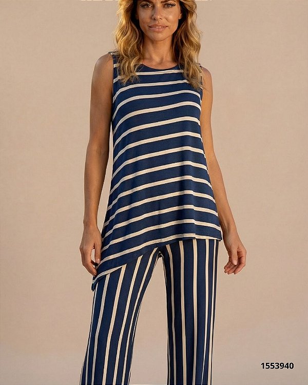 Rr Modas Conjunto  85 Listrado