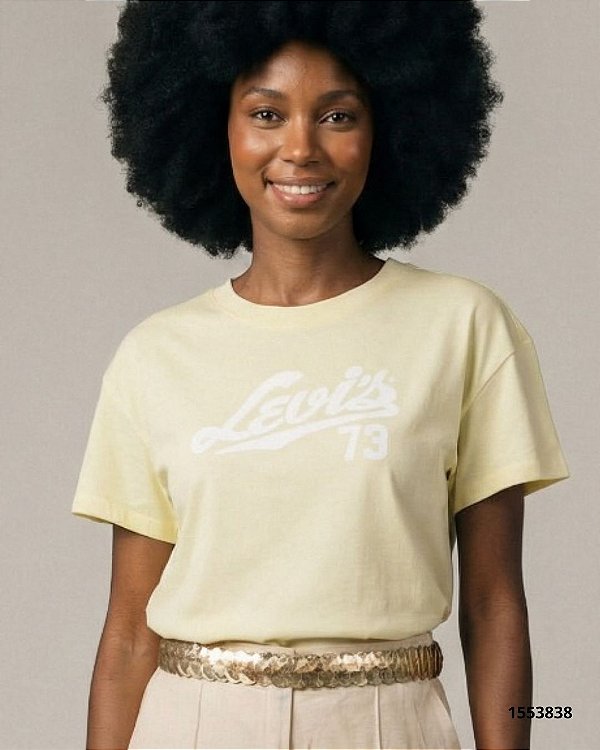 Levis Tshirt Fem  Lb0013336 Amarelo Claro