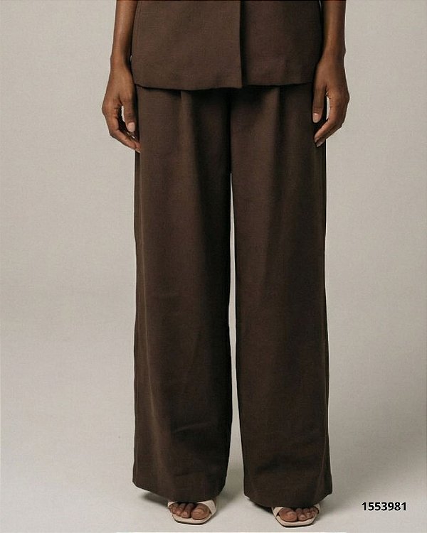 Infinite Calca Fem Barrel(Jeans,Color,Alfaiataria) 26777 Cafe