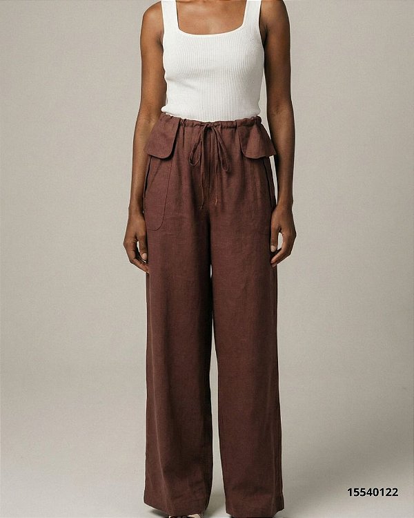 Dress To Calca Fem Pijama 03131001 Marrom Terra