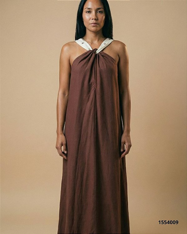 Dress To Vestido Midi 01332673 Marrom Terra