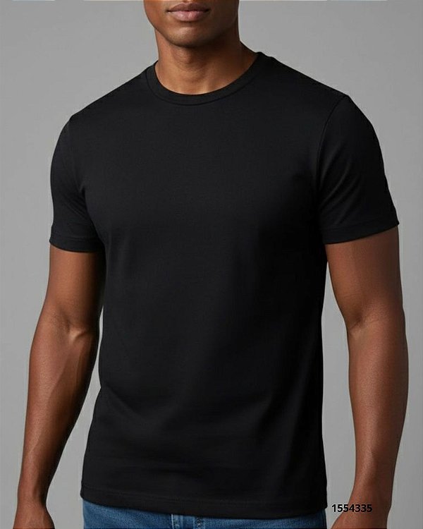 King &Joe Tshirt Masc. M/C Ca02004 Preto