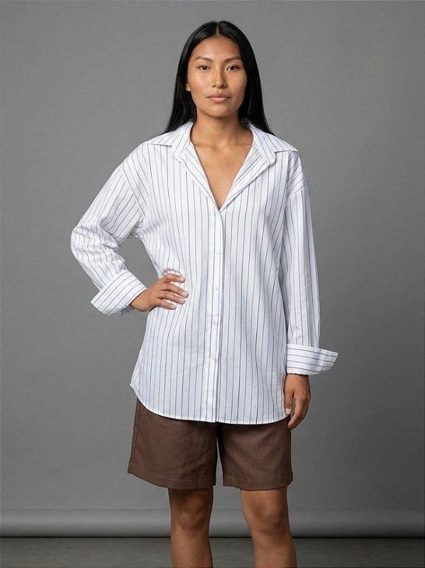 Vocco Plus Camisa Fem M/L 13782 Branco