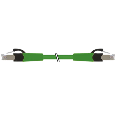 Patch Cord RJ45 Cat6A 8P Blindado Verde com 1 metro 7000-74711-4780100 Murrelektronik
