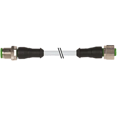 Cabo Pur M12 Macho Reto 4P Cinza 2 metros 7000-40021-2240200 Murrelektronik