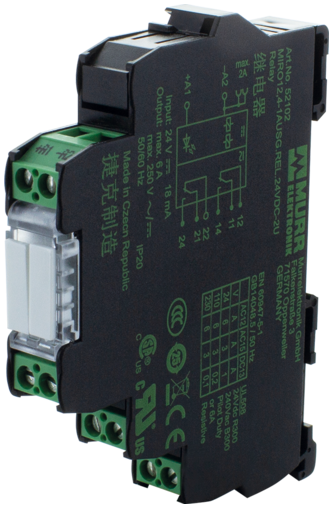 MIRO Rele Entrada 24V Saída 250Vac/Dc 6A 2NA+2NF 52102 Murrelektronik