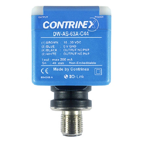 Sensor Indutivo 40x40 40mm 24Vdc PNP NA DW-AS-603-C44 Contrinex