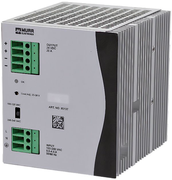 Fonte Chaveada Mono Eco Rail2 110/220Vac 24V 20A 85137 Murrelektronik