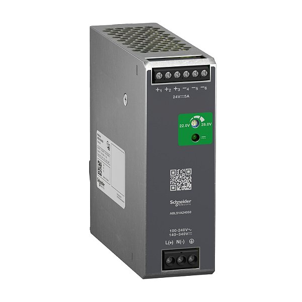 Fonte Chaveada Mono ABLS 110/220Vac 24V 5A ABLS1A24050 Schneider