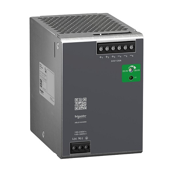 Fonte Chaveada Mono ABLS 110/220Vac 24V 20A ABLS1A24200 Schneider