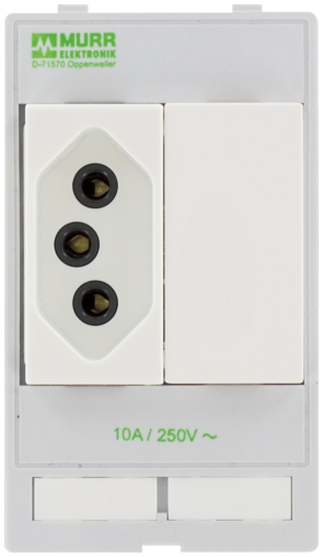 Inserto MSDD Tomada Padrão BR 2P+T 240Vac 10A 468000-3310000 Murrelektronik