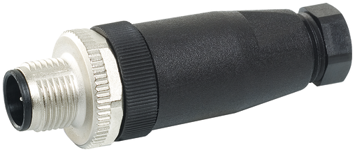 Conector M12 Macho Reto 4 Polos 7000-12741-0000000