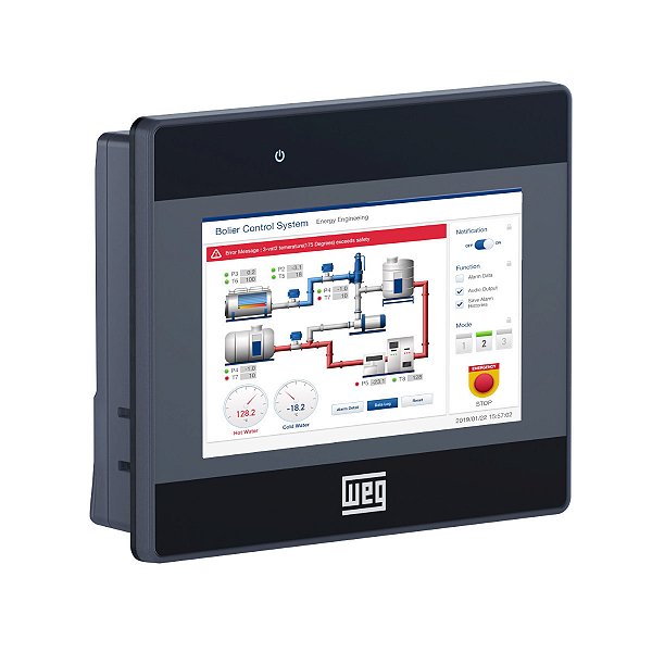 IHM Colorida 4,3" 480x272 TFT NEMA4 / IP65 MT8052iP