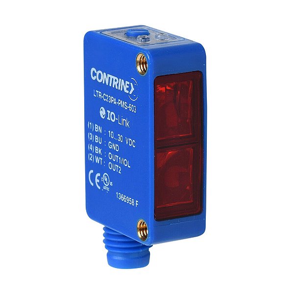 Sensor Fotoelétrico 1500mm, 10...30Vdc Light On/ Dark On OI-Link