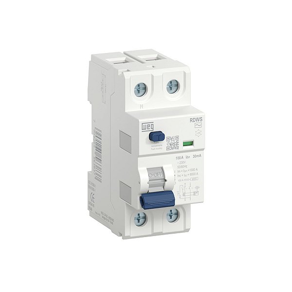 Interruptor Diferencial Bipolar 40A 30mA RDWS-AC-30-40-2-D62