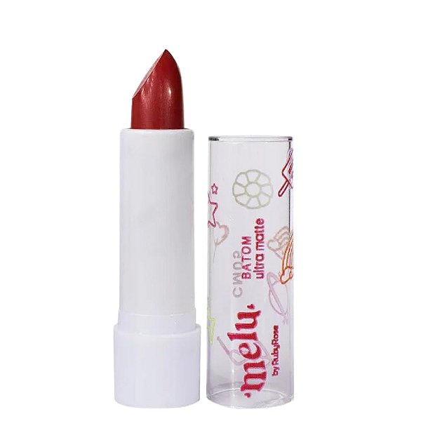 Batom Ultra Matte Melu - Ruby Rose (Cor CM15)