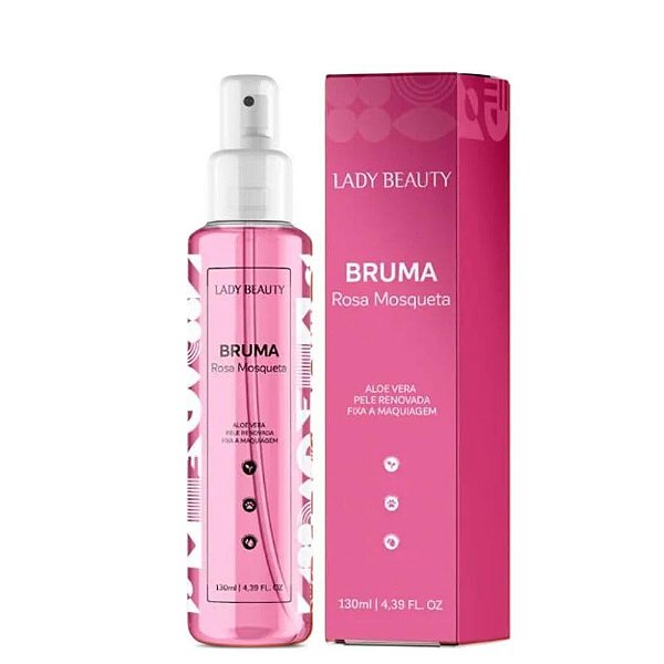 Fixadora De Maquiagem Bruma Rosa Mosqueta - Lady Beauty