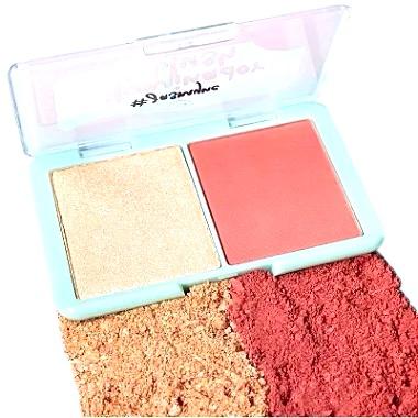 Iluminador e Blush  (Cor C) - Jasmyne