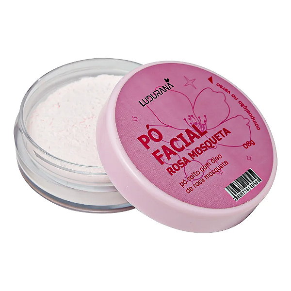 Pó Facial Rosa Mosqueta - Ludurana