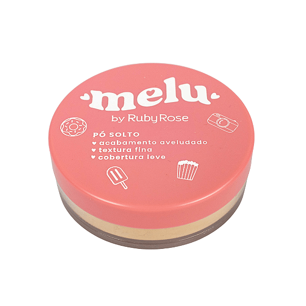 Pó Facial Solto Melu (Cor 02) - Ruby Rose