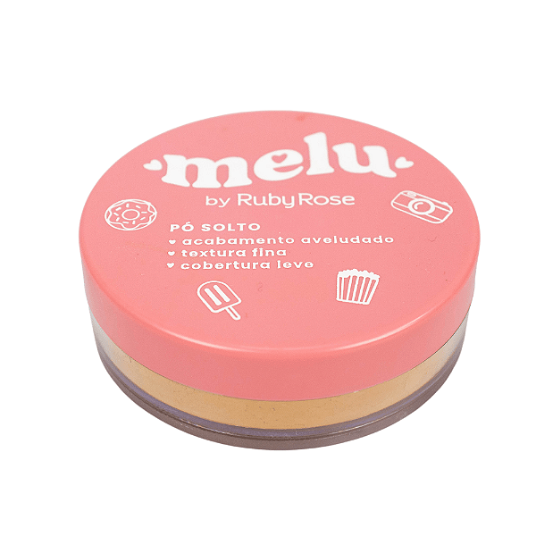 Pó Facial Solto Melu (Cor 03) - Ruby Rose