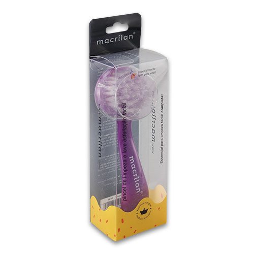 Pincel Limpeza Facial CP-03 (Roxo) - Macrilan