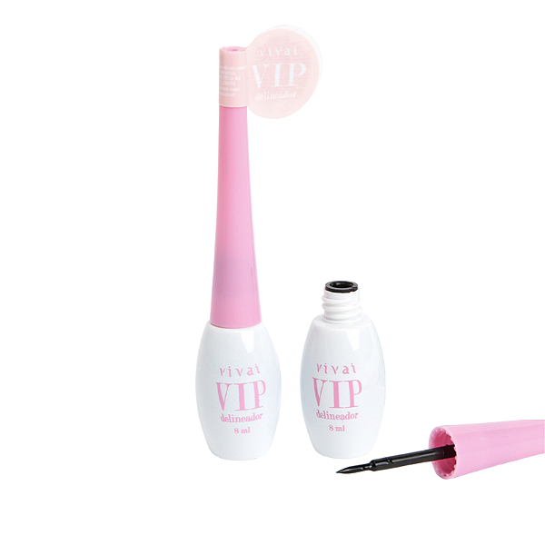 Delineador Vip Preto (Tampa Rosa) - Vivai