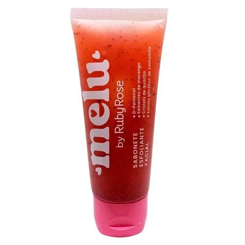 Sabonete Esfoliante Facial (Morango) Melu - Ruby Rose