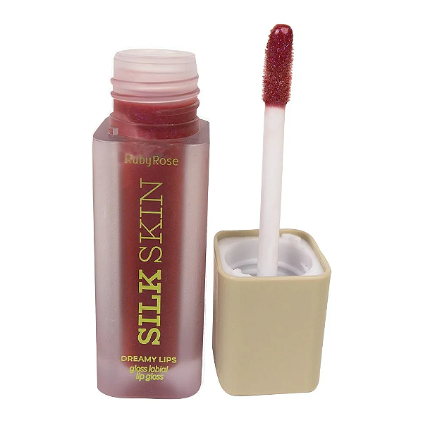 Gloss Labial Dreamy Lips (Sparkle Kiss) Silk Skin - Ruby Rose