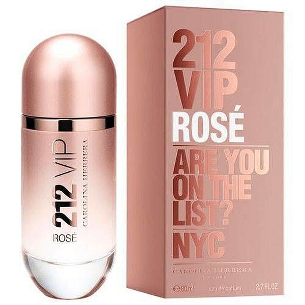 Perfume 212 VIP Rosé Eau de Parfum - Carolina Herrera 80ML