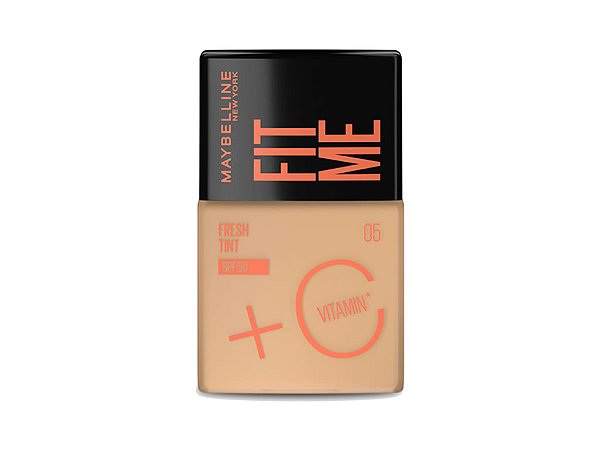 BASE LIQUIDA MAYBELLINE FIT ME FRESH TINT SPF50 - (Cor 05) 30ML
