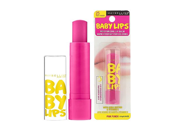 BALSAMO LABIAL MAYBELLINE BABY LIPS LIP BALM - 25 PINK PUNCH