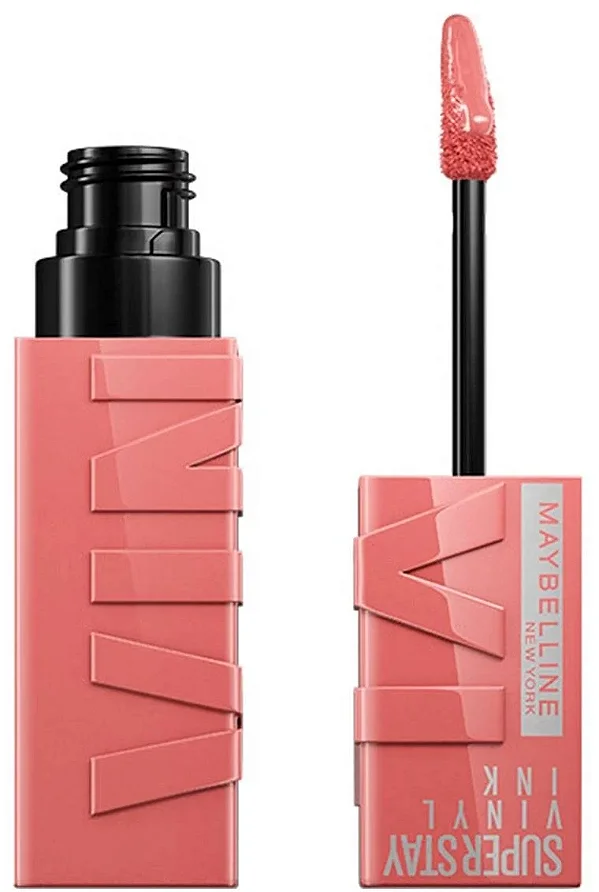 BATOM LIQUIDO MAYBELLINE SUPER STAY VINYL INK 100 - CHARMED - 4.2ML