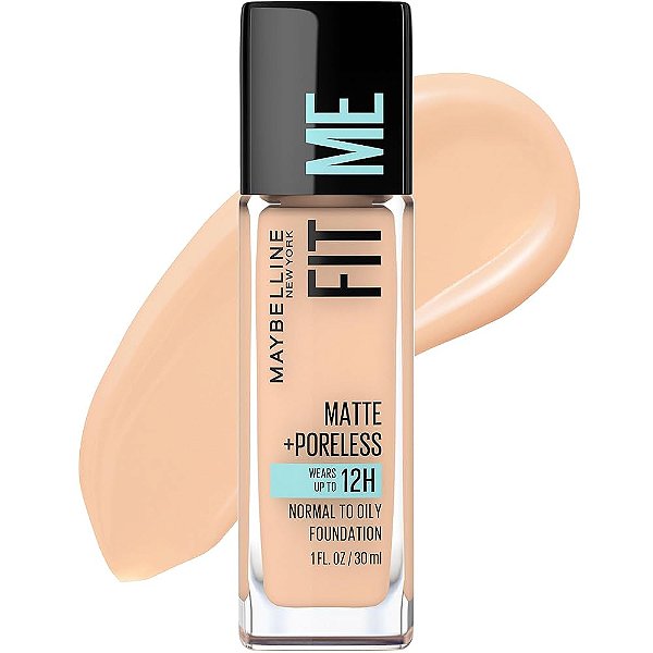 BASE LIQUIDA MAYBELLINE FITME MATTE + PORELESS - 124 SOFT SAND