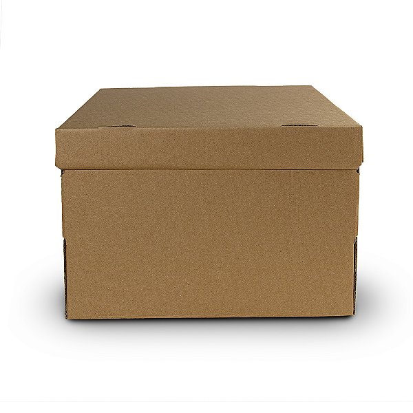 Caixa Bolo Rigida 30x30x20cm Kraft - 5 Unidades
