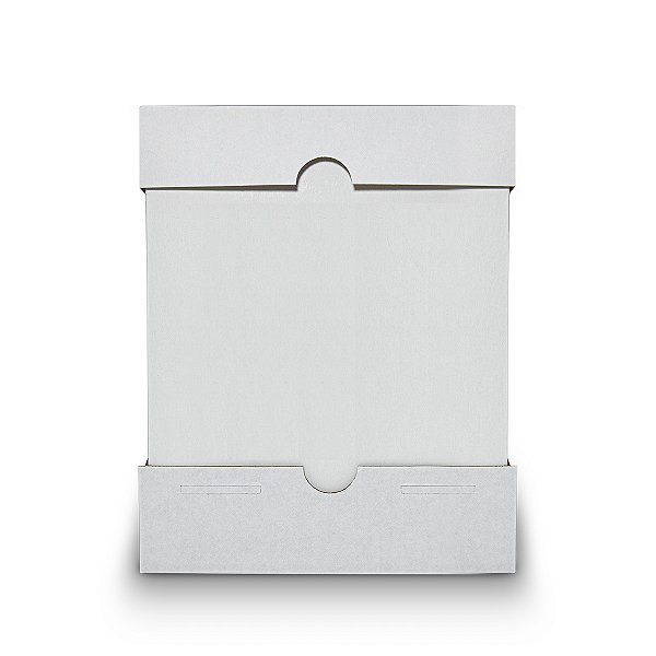 Caixa Bolo 3 Partes Branca 30x30x35cm - 10 Unidades