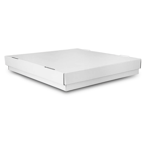 Caixa Para Doces e Salgados Branco 40X40X6cm - 10 Unidades
