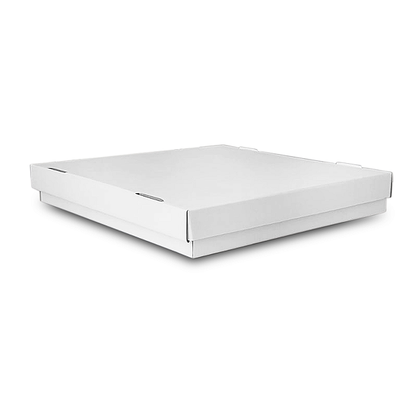 Caixa Para Doces e Salgados Branco 35X35X6cm - 10 Unidades