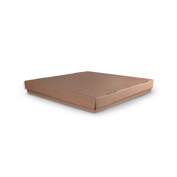 Caixa Para Doces e Salgados Kraft 25X25X6cm - 10 Unidades