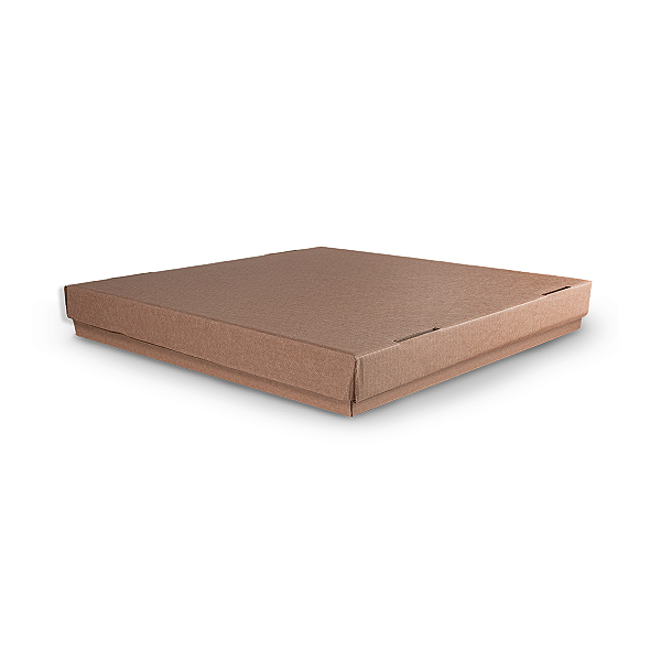 Caixa Para Doces e Salgados Kraft 30X30X6cm - 10 Unidades
