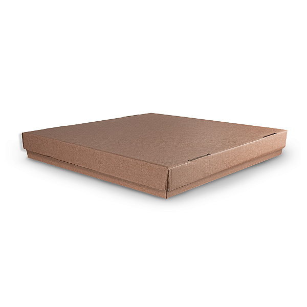 Caixa Para Doces e Salgados Kraft 35X35X6cm - 10 Unidades