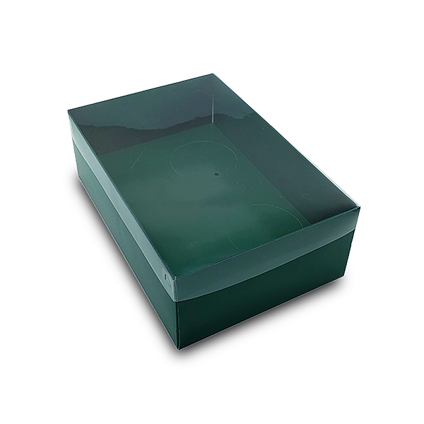 Caixa Mini Espumante + 2 Panetones de 100g - Verde - 10 Unidades