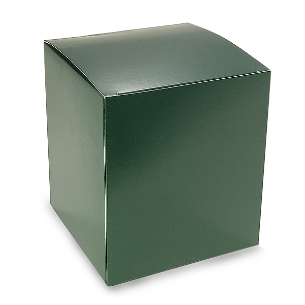Caixa Fechada para Panetone de 500g - 15x15x17 - Verde - 10 Unidades