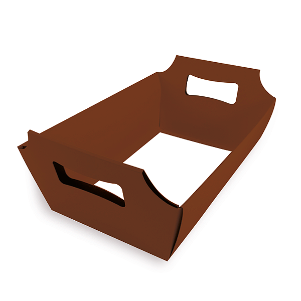 Cesta M (22x14,6x6,5) - Marrom - 10 Unidades