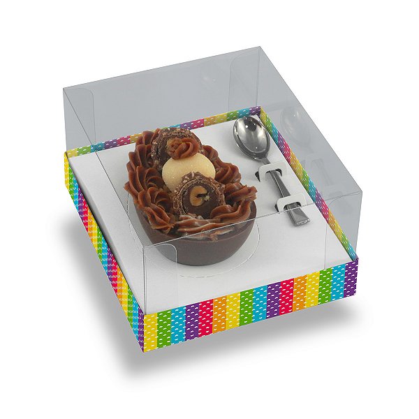 Caixa Ovo De Colher 100G/150G/250G/350G Diversidade Style - Com 10 Unidades