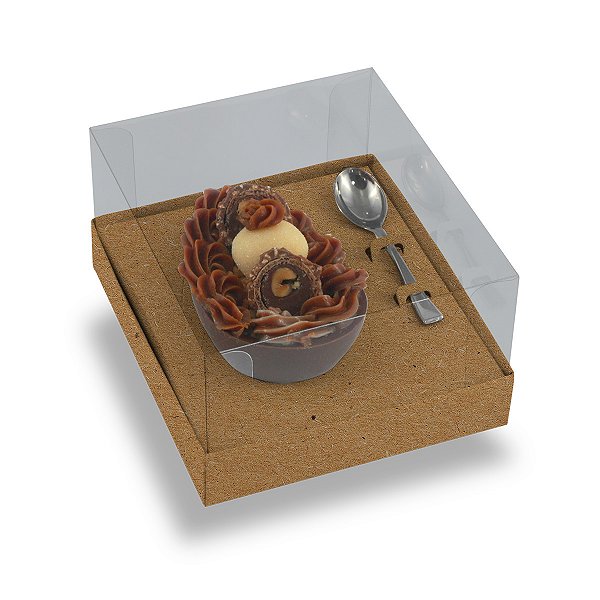 Caixa Ovo De Colher 100G/150G/250G/350G Kraft Style - Com 10 Unidades