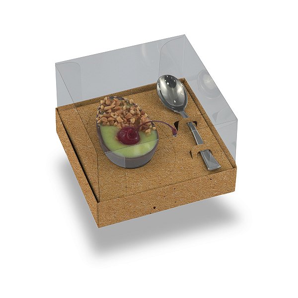 Caixa Ovo De Colher 50G/100G Kraft Style- Com 10 Unidades