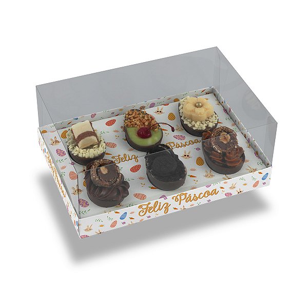 Caixa Ovo De Colher 6 De 50G Doce Páscoa Style - Com 10 Unidades